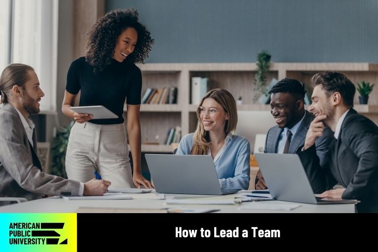 Buehler-how-to-lead-a-team team leader with employees