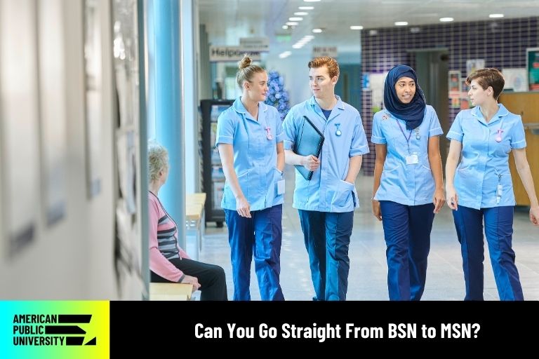 bsn and msn students in hospital