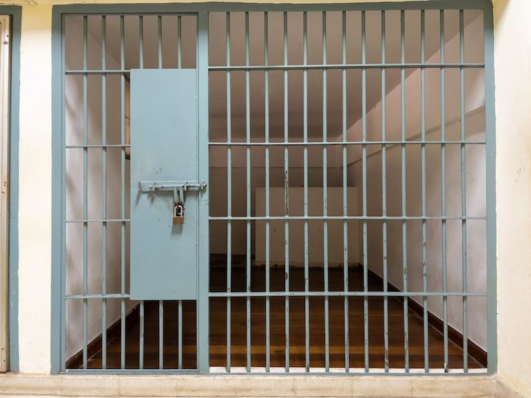 correctional facility locked cell