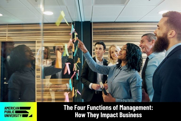 four functions of management