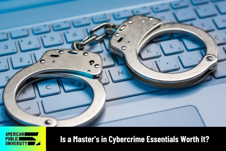 handcuffs on keyboard