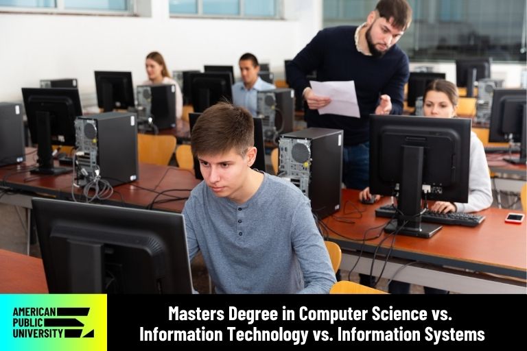 computer science vs information technology vs information systems