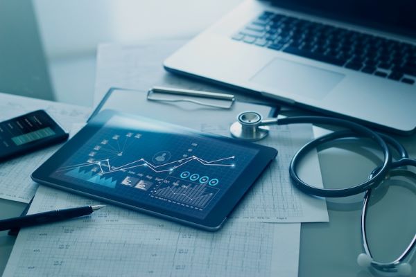 quality improvement data on tablet