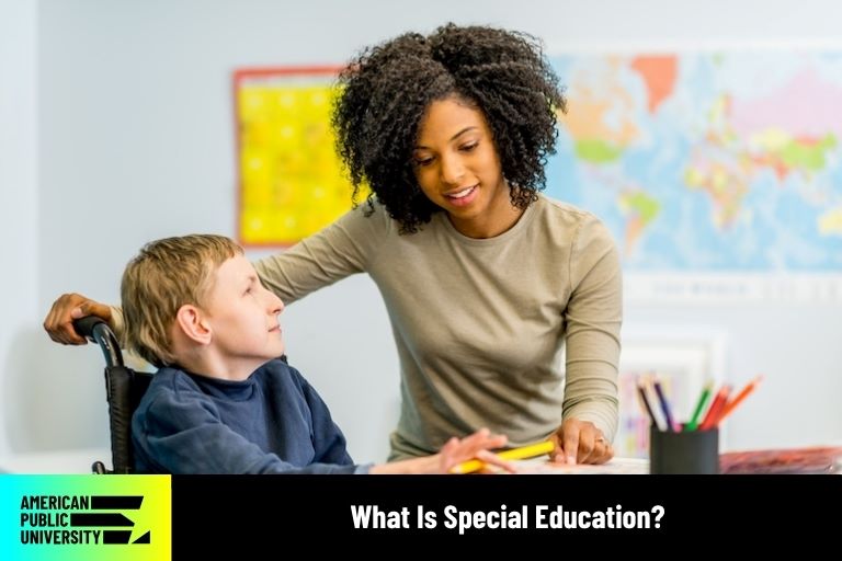 Tate-special-education special education teacher with students