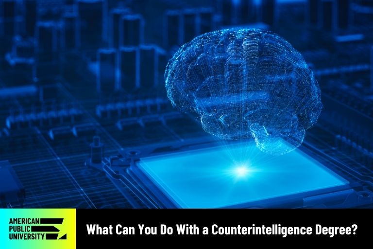 counterintelligence depicted by holographic brain