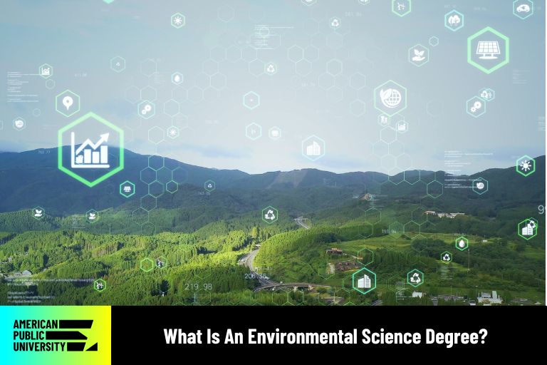 what-is-an-environmental-science-degree environmental science landscape with AI images