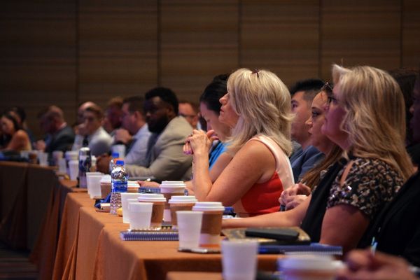 public administration professionals in conference